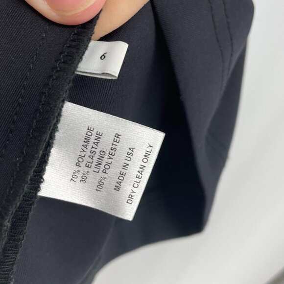 Tanya Taylor Kathy Cold Shoulder Dress solid  black - Picture 7 of 16